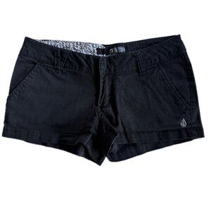 Girls Black Volcom Shorts Size 00